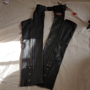 Harley Davidson leather chaps sz large